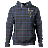 Clan Hunter Modern Tartan Hoodie Crest WBTHFN7A-1 Hunter Modern Tartan Hoodies